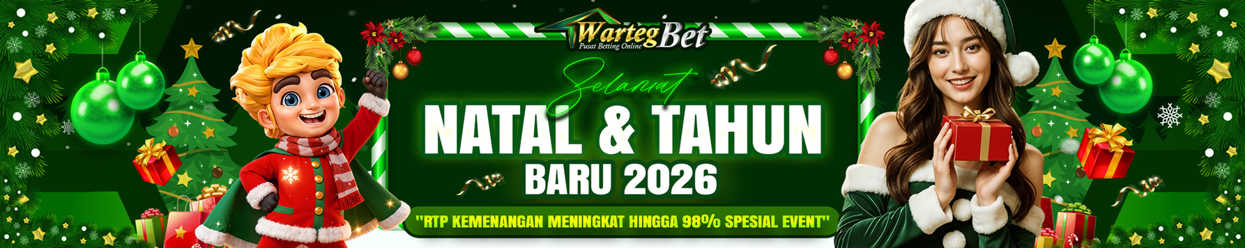 Selamat Natal & Tahun Baru 2026 | WARTEGBET